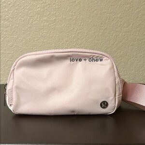 NEW. Lululemon Light Pink Crossbody Bag